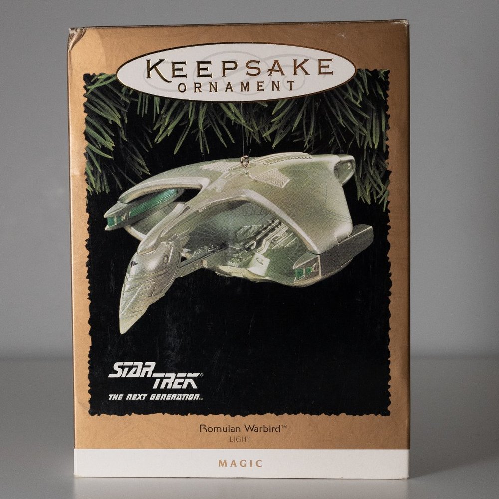Keepsake Ornament Star Trek Magic Romulan Warbird